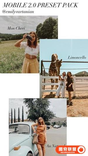 美国时尚摄影博主Emily Vartanian胶片风手机版LR预设 Mobile 2.0 lr