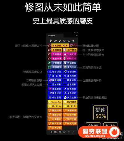 DR5加强版|PS磨皮插件DR5增强版高端人像后期修图工具