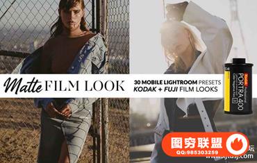 经典富士柯达电影胶片Lightroom预设+手机版Mobile Lightroom预设