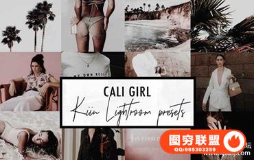 INS博客极简胶片风格LR预设+手机版LR预设CALIFORNIA GIRL LIGHTROOM