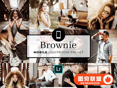 Insta巧克力色旅拍人像Lightroom预设+手机版LR预设 Lightroom Preset