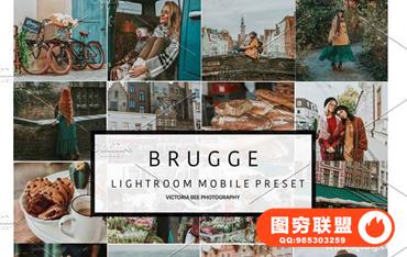Instagram网红博主布鲁日(Brugge)旅拍Lightroom预设+Mobile App LR预设