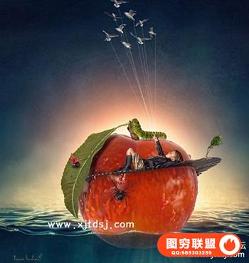 Tara Lesher教育 - 合成教程 - 詹姆斯和巨型桃子