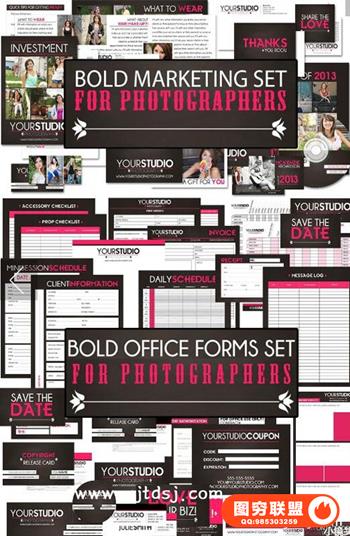 BP4U摄影师资源 -大胆的营销和办公形式捆绑