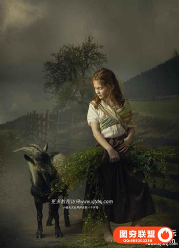 Dmitry Usanin - 儿童人像摄影和后期修饰合成附带PSD设计素材