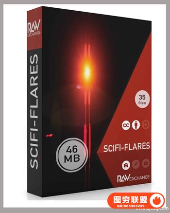 RAWexchange - 科幻镜头闪光素材Sci -Fi Lens Flares