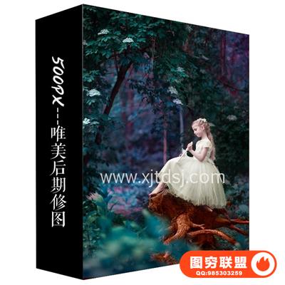 PS摄影人像后期唯美调色修饰附带PSD设计素材