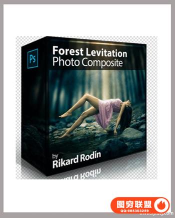 Kelvin Designs - PS人像后期人像合成附带素材Forest Levitation