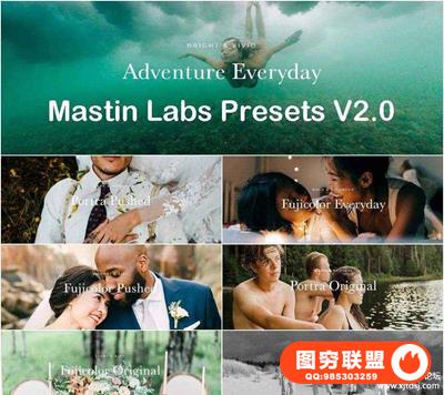 马斯丁工作室全站电影胶片模拟LR预设七套合集