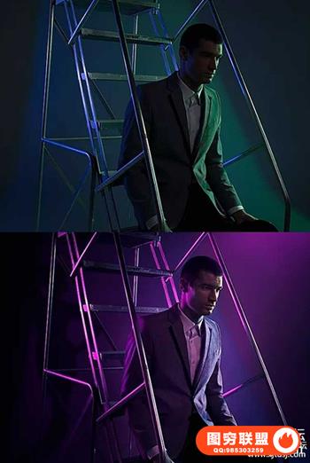 Josh Rossi男士高级时装照明和后期附带素材