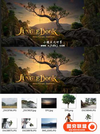 Dheny Patungka丛林合成视频附带PSD和合成素材