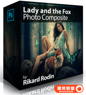 Kelvin Designs - Lady and the Fox唯美人像合成附带素材Photo