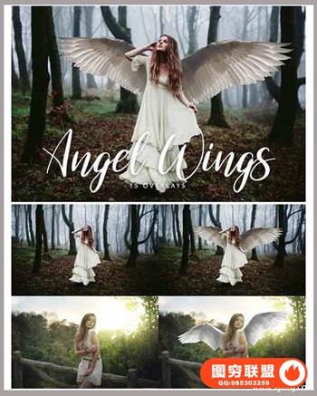 Kelly Brown - 34款人像摄影后期翅膀合成素材附带视频