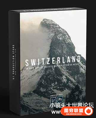 瑞士旅拍电影风光大片LR预设/APP预设 SWITZERLAND InsPIRED PresetS