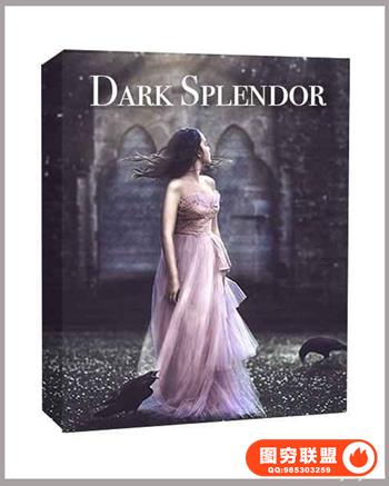 JD Dark Splendor暗黑人像摄影后期PS动作附视频