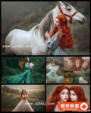 Amina Donskaya-文艺复兴梦幻油画美术摄影前期及后期教程
