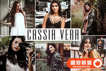 明亮自然胶片人像LR预设+移动预设Cassia Vera Lightroom Presets