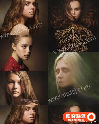 Paul Apalkin – 油画效果摄影后期修饰附带PSD素材3系列合集