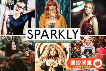 明亮暖调旅拍人像风光LR预设+手机LR预设 Sparkly Lightroom Presets