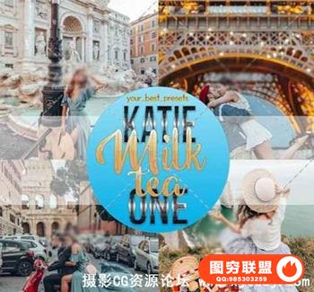 Ins摄影博主《温和的奶茶 Milk Tea》电脑/手机版Lightroom预设