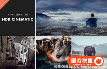 旅拍电影胶片HDR后期Lightroom预设 FilmLooks - Cinematic Films | HDR
