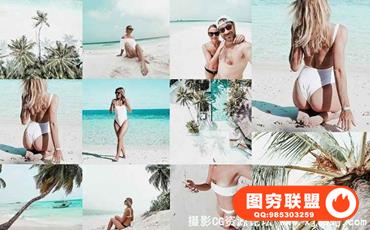 热带风情旅行人像胶片LR预设/手机版lr预设 TROPICAL BEACH LR