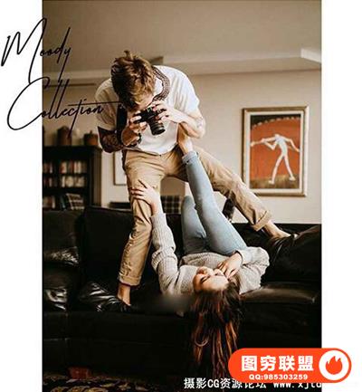 心情故事情绪人像Lightroom预设Beloved StoriesMoody Collection Lightroom