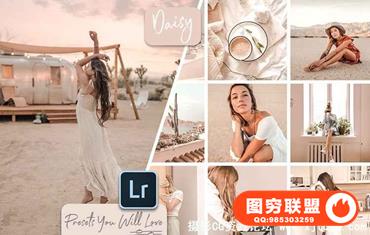 温暖棕褐色旅行人像Lightroom预设+手机lr预设 Daisy Lightroom