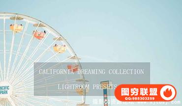 加州旅行梦幻清新粉彩Lightroom预设California Dreaming Collection | LR