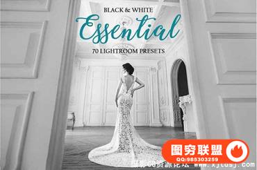 大师级高端婚礼人像黑白胶片Lightroom预设 Black White Lightroom