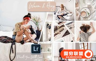 温暖色调人像胶片Lightroom预设Warm & Airy Lightroom Presets