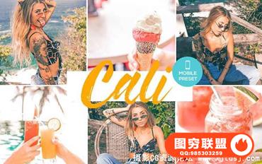 Instagram摄影博主旅行人像手机版lr预设 CALI Mobile Lightroom