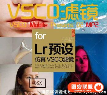 VSCO全滤镜转LR预设Lightroom Presets MP2人像日系婚礼胶片LR预设