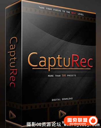 500组电影级复古风景婚礼大片LUT预设 CaptuRec MegaBundle 500 LUTs