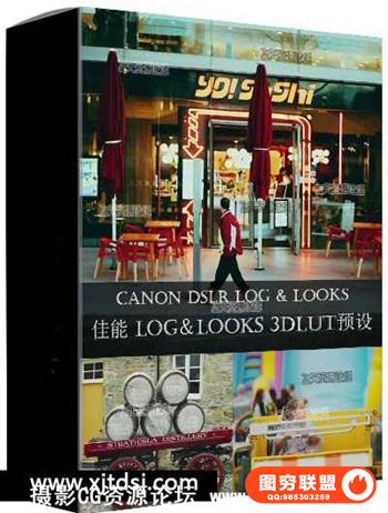 佳能 Canon DSLR LOG3 & LOOKS pf3 svipcuns +专业视频调色LUTs预设下载