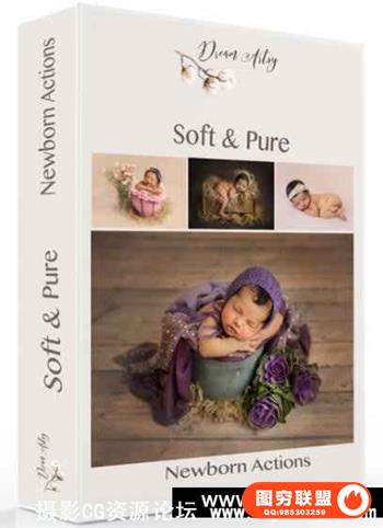 新生儿完美肤色修饰动作集DREAM ARTSY SOFT & PURE - Newborn Action