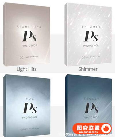 Lens Distortions 作品 自然元素PS动作集合 [$396][附视频教程]