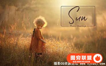 大片合成必备-35张高清太阳光背光冲光后期叠加合成素材