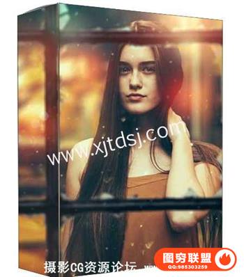 PSDPOX--PS唯美合成附带素材Lady on the Window – Portrait Manipulation Tutorial