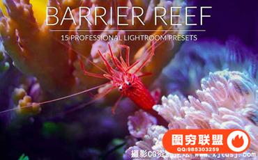 水下风景摄影Lightroom预设 Barrier Reef Lr Presets