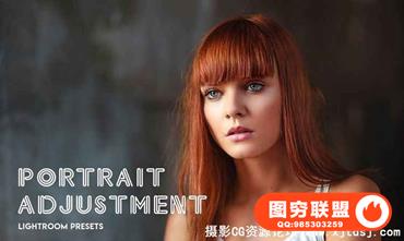 专业肖像修饰Lightroom预设 Art Zooted Portrait Adjustment LR Presets