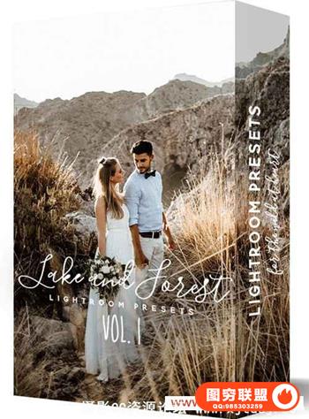 森系婚礼人像胶片Lightroom预设 Lake and Forest Vol 1 Lightroom Presets