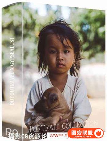 旅行摄影热带风情人像Lightroom预设 Portrait Collection系列