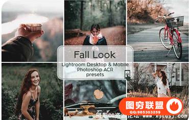 秋季褪色情绪Lightroom预设+手机版预设+ACR预设