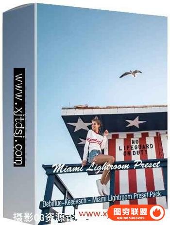 迈阿密旅行摄影Lightroom预设Debiflue-Keeevsch - Miami Lightroom Preset