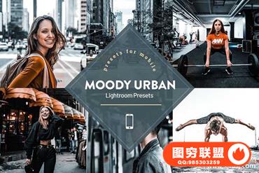 城市旅拍灰调LR预设+手机LR预设 Moody Urban Lightroom Presets