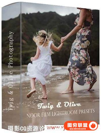 暖色系胶片感电影Lightroom预设Twig & Olive Noor Film Lightroom