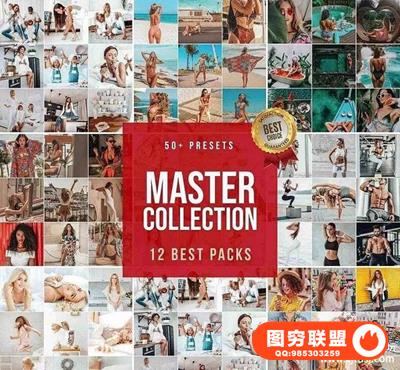 INS大师收藏-旅拍风格人像手机版LR预设 MASTER COLLECTION MOBILE LR