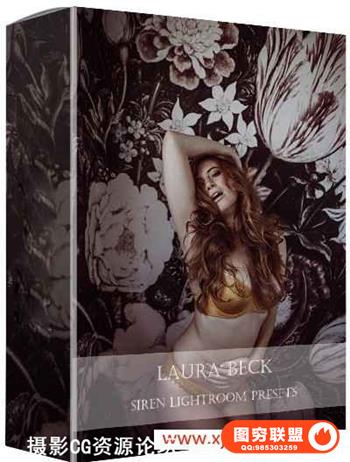 劳拉贝克闺房私房人像Lightroom预设 Laura beck Siren Lightroom Presets