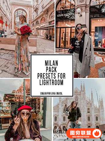 摄影师 Livia Brasil 米兰旅行摄影手机版LR预设 Milan Mobile Presets